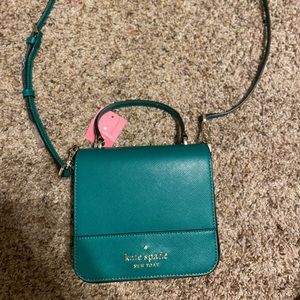 KATE SPADE Staci Saffiano Leather Square Crossbody